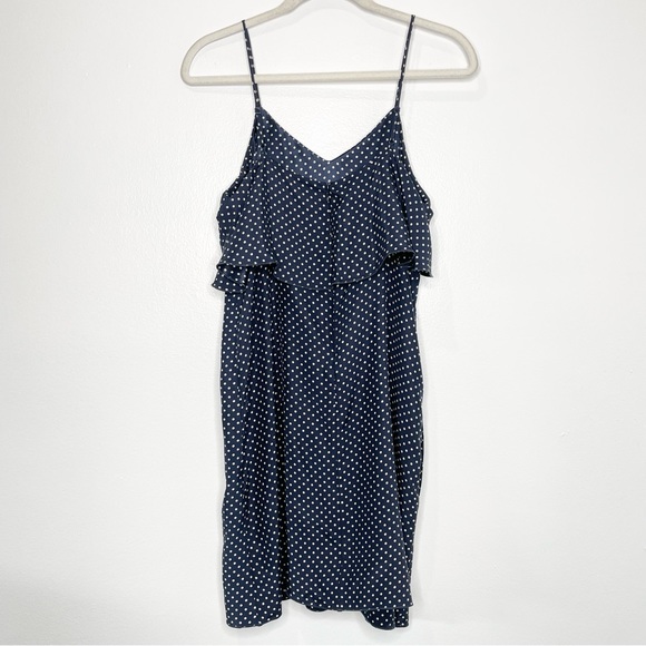 ATM Anthony Thomas Melillo Strappy Flounce Silk Polka Dot Dress Size M - Picture 6 of 8